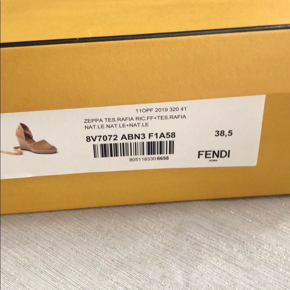 SOLD‼️Fendi wedge sandal - Picture 8 of 8